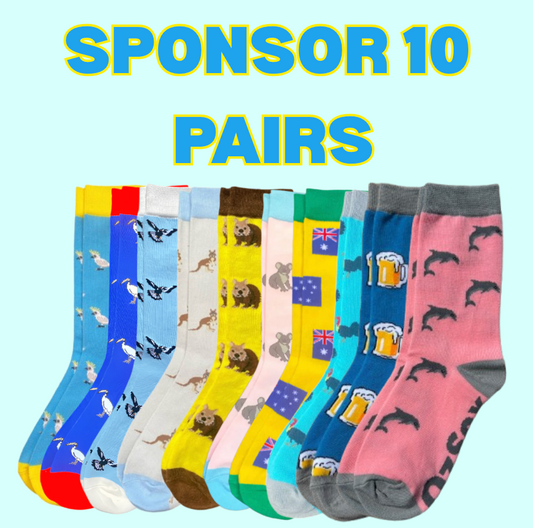 Sponsor 10 Pairs ($8/pair)
