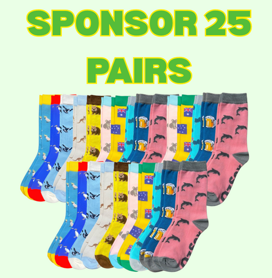Sponsor 25 Pairs ($6/pair)