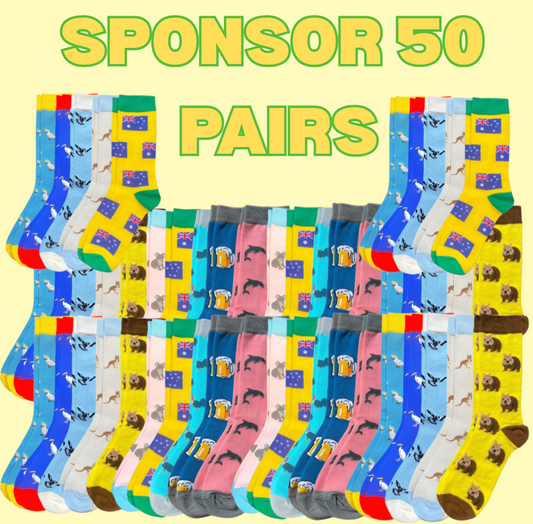 Sponsor 50 Pairs ($6/pair)