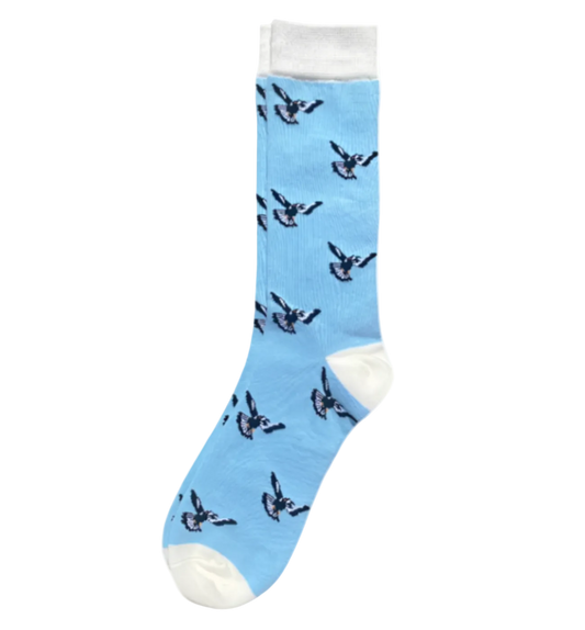 Swooping Magpie Socks