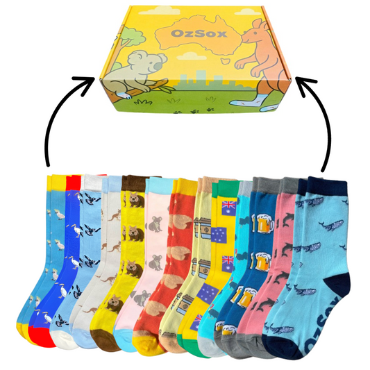 Ultimate Aussie 13 Pack + Gift Box (All Socks)